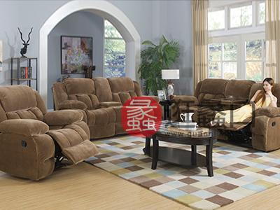 蠡口家具城舒适多功能沙发 美式客厅家具多功能沙发组合