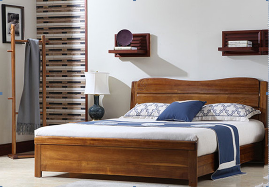 现代中式胡桃木家具特点及图片展示——胡桃木床