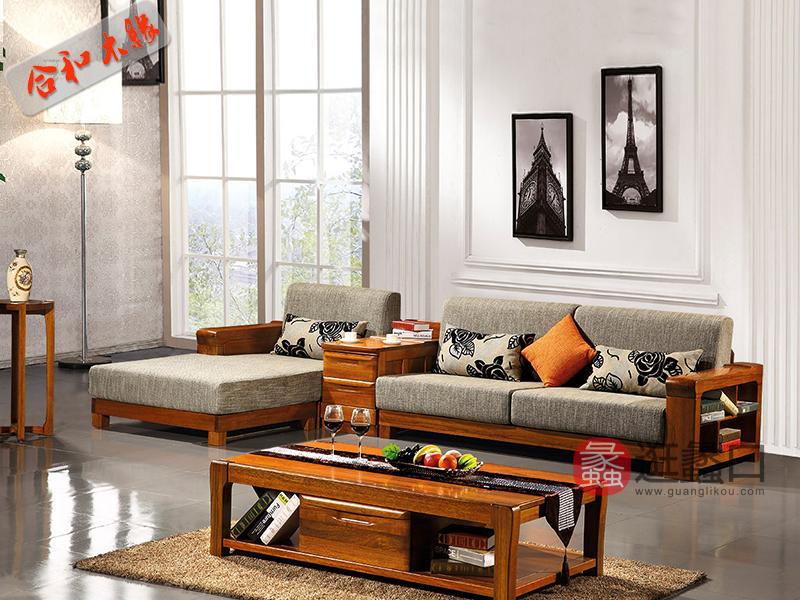 【合和木缘】家具简约现代客厅沙发GY-C7562沙发组合