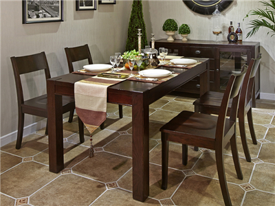 PULASKI家具·爵典家居 美式餐厅实木餐桌椅（一桌4椅）
