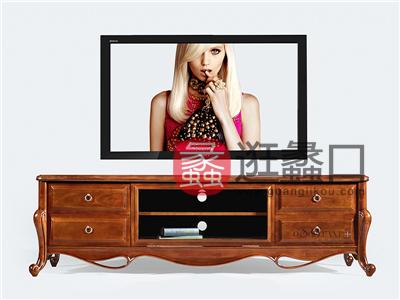 君诺家居·欧思格蓝家具美式经典客厅实木电视机柜带抽屉GL101