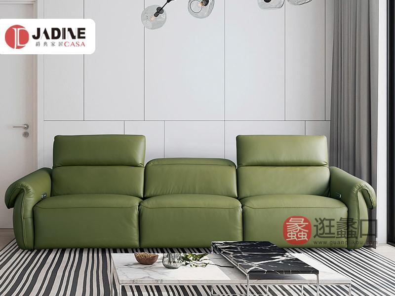 爵典家居·槺柏意式极简客厅沙发意式真皮沙发进口牛皮沙发功能沙发组合KB014