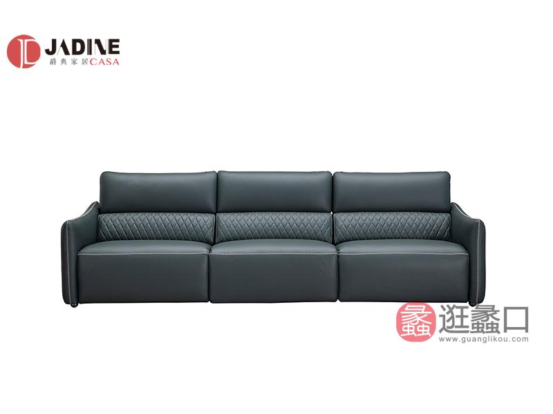 爵典家居·槺柏意式极简客厅沙发意式真皮沙发进口牛皮沙发功能沙发组合KB021​