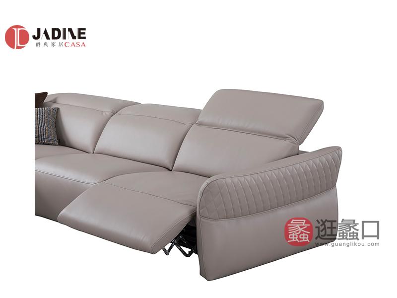 爵典家居·槺柏意式极简客厅沙发意式真皮沙发进口牛皮沙发功能沙发组合KB024​