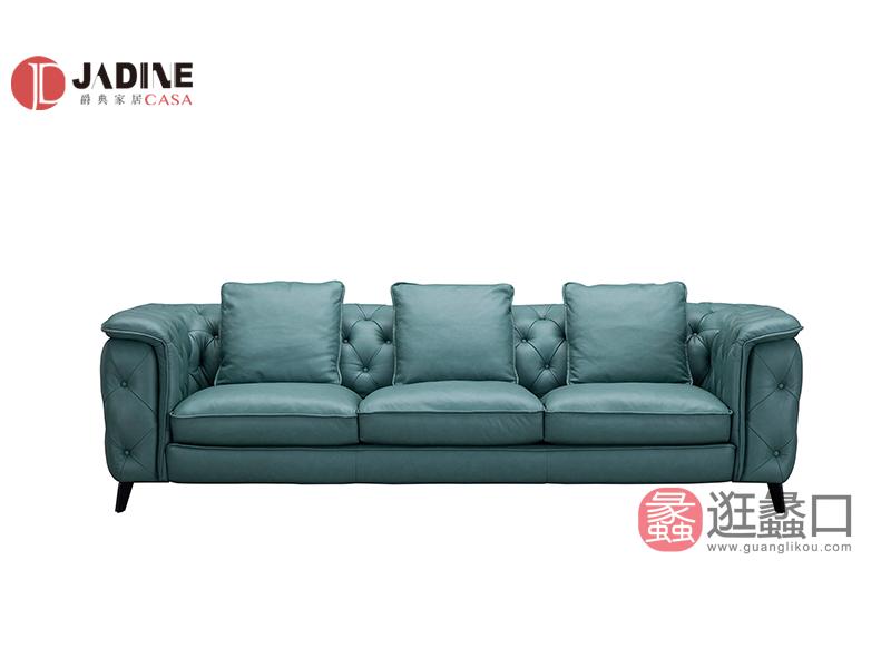 爵典家居·槺柏意式极简客厅沙发意式真皮沙发进口牛皮沙发KB026​