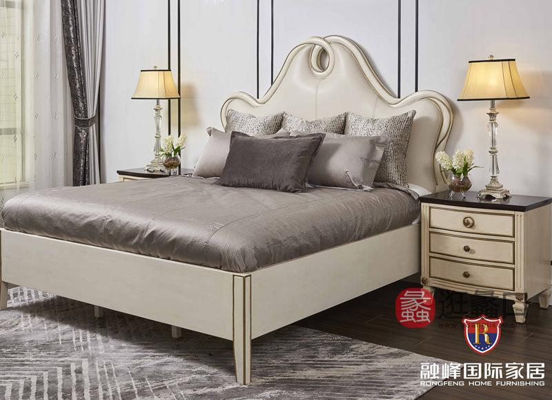 爵典家居·融峰国际家具美式轻奢卧室床PV10-11床