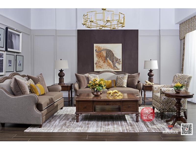 爵典家居·融峰国际家具美式客厅沙发GV-103沙发