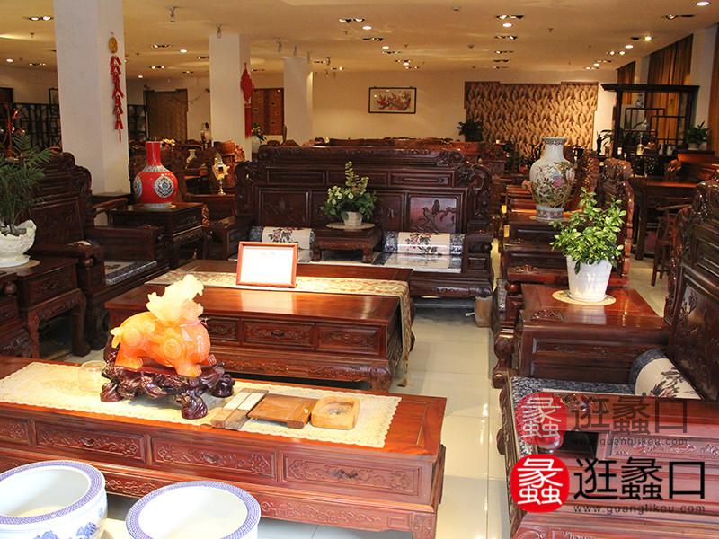 明家红木家具红木客厅中式苏作沙发/茶几组合