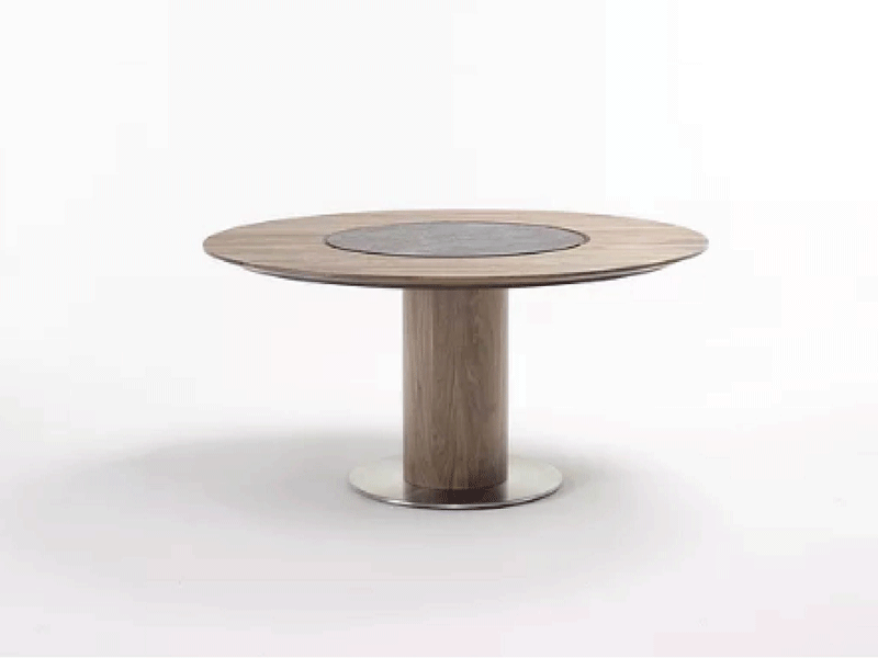 北欧餐厅餐桌椅北欧风格实木圆餐桌