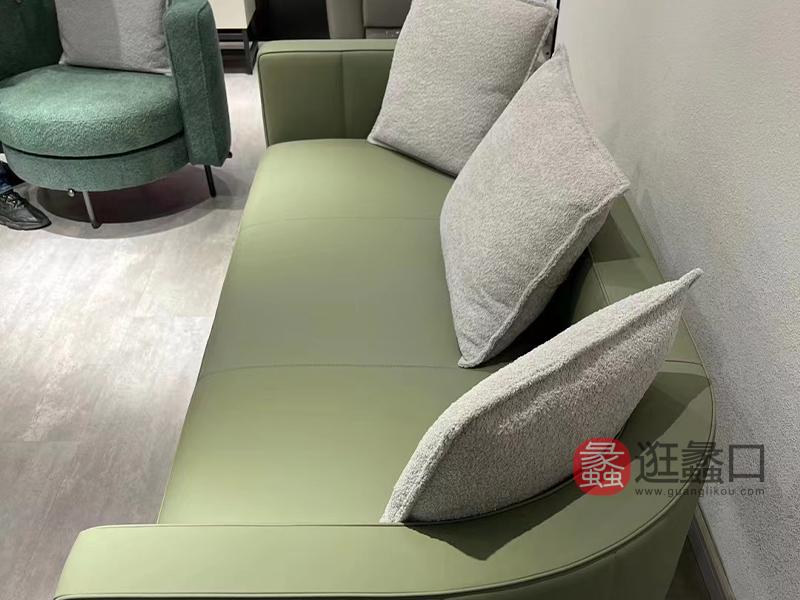 欧宝朗驰家具工厂直营店科技布意式极简客厅沙发650