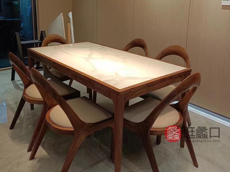 奢朴家具意式极简餐厅餐桌椅PF-25