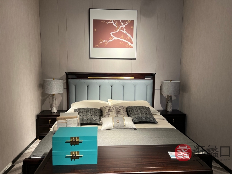 禾·江南新中式家具卧室床036