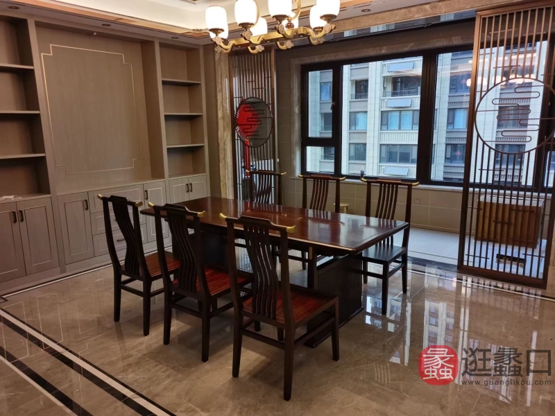 禾·江南新中式家具餐厅餐桌椅040