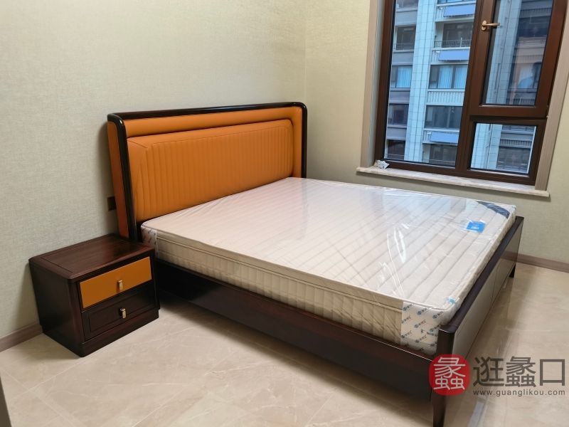 禾·江南新中式家具卧室床043