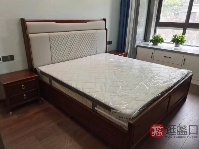 禾·江南新中式家具卧室床047