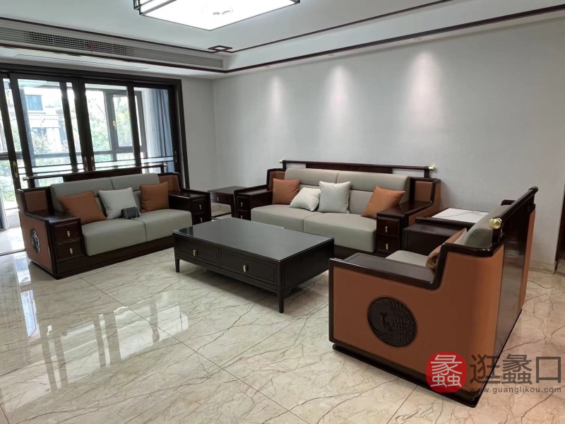 禾·江南新中式家具客厅沙发047
