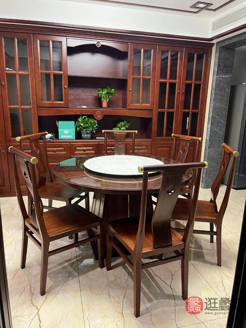 禾·江南新中式家具餐厅餐桌椅048
