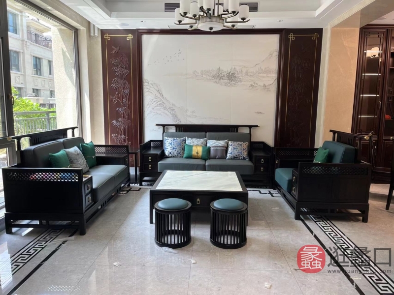 禾·江南新中式家具客厅沙发049