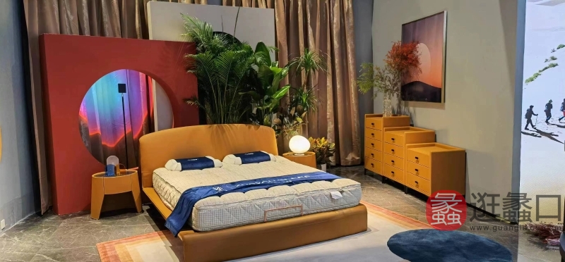 木语森林·LA现代轻奢整体家居左右系列轻奢实木卧室床035