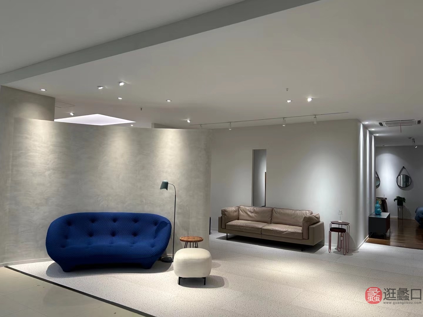 L&D家居北欧风客厅懒人沙发（宝蓝色）设计师款LD001