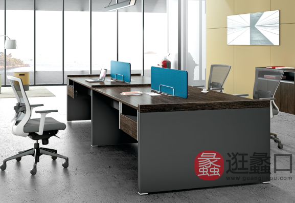 蠡口办公家具现代简约办公员工桌椅工厂直销MRS-817