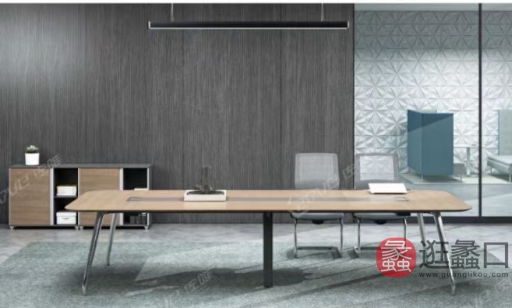 佐唯办公家具现代简约会议桌椅组合商务接待面试ZUOWEI015
