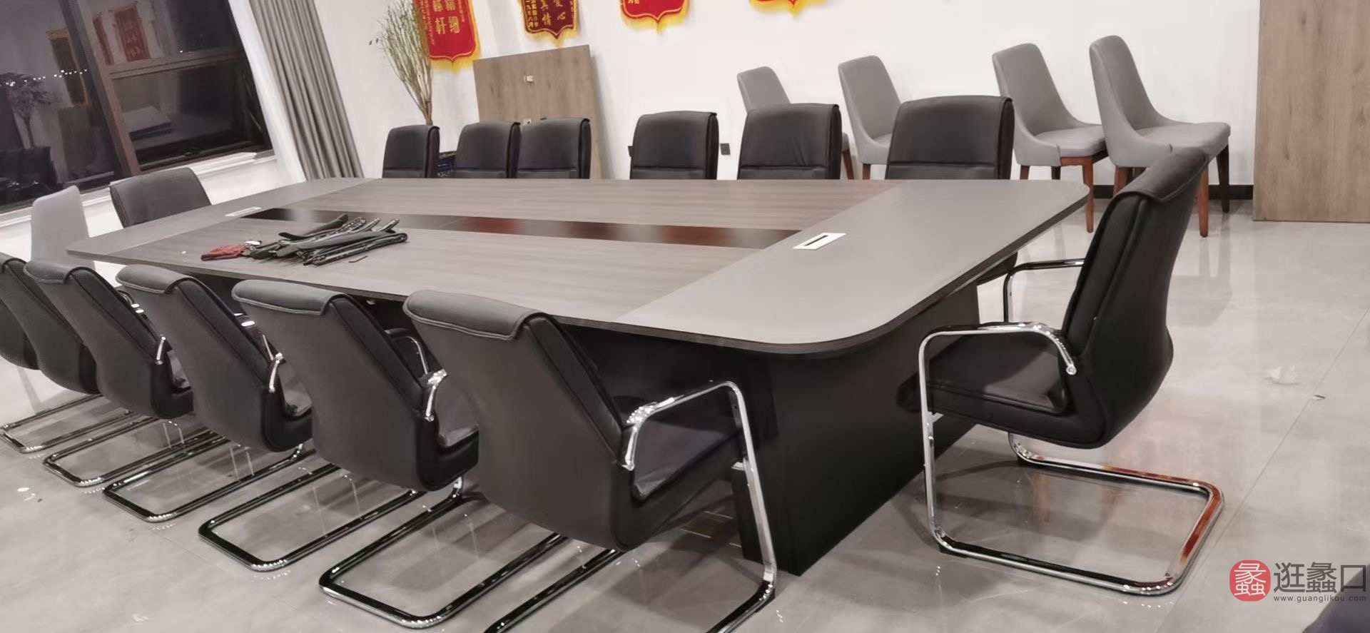 佐唯办公家具现代简约会议桌椅组合商务接待面试ZUOWEI019