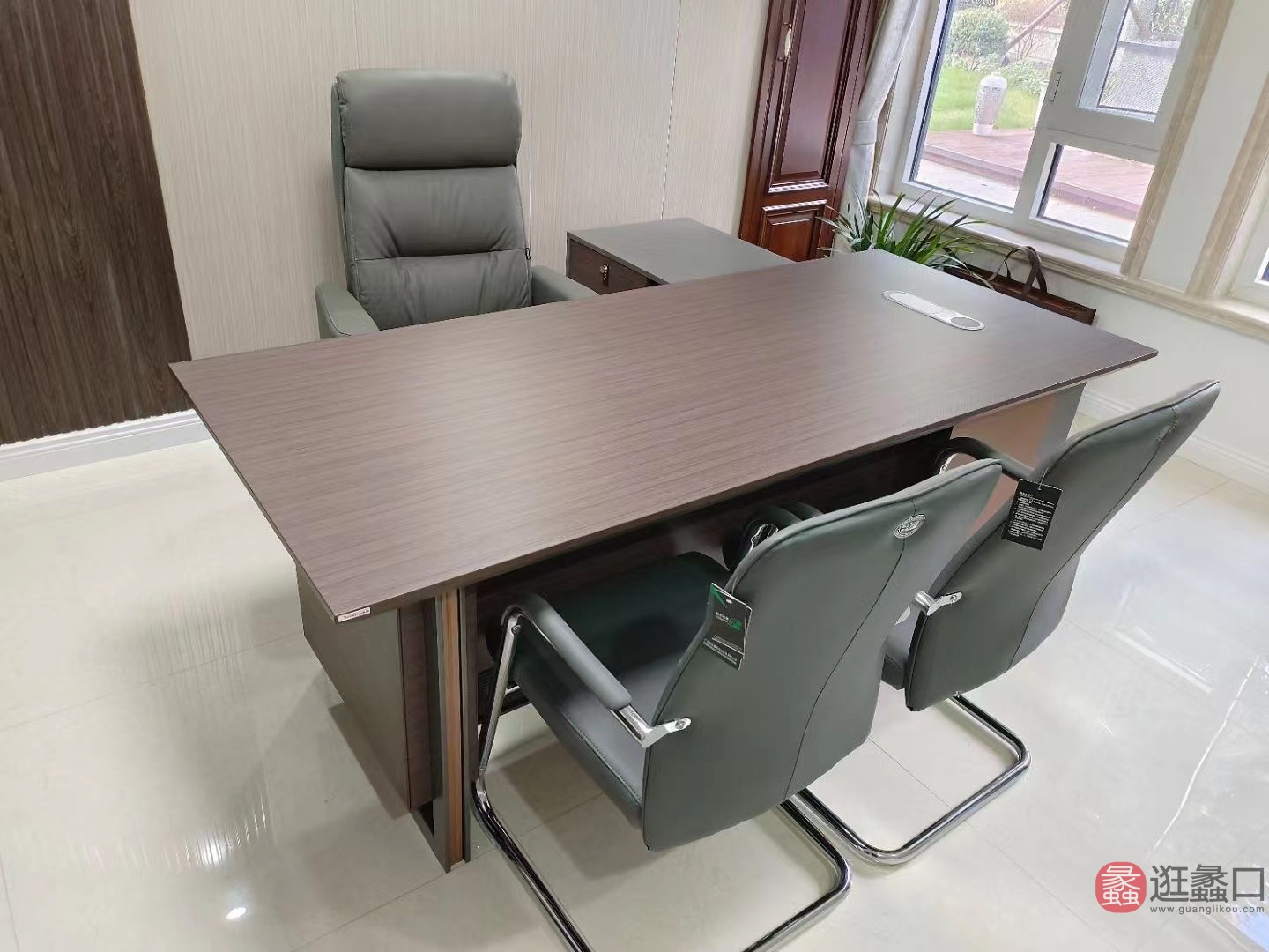 拜伦威尔家具新中式老板/主管办公桌椅BLWE015