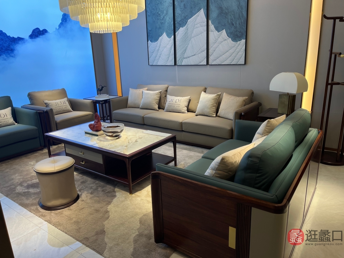 家禾新中式客厅沙发JH003
