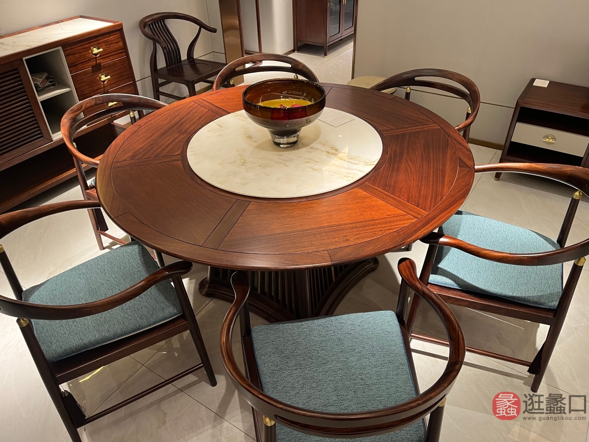 家禾新中式餐厅餐桌椅JH203