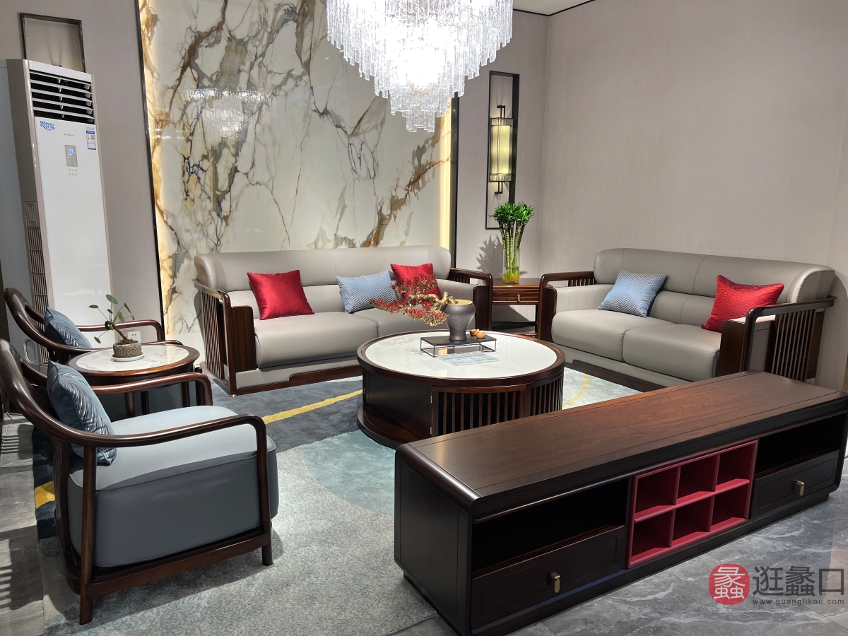 禾·江南新中式家具客厅沙发HJN05