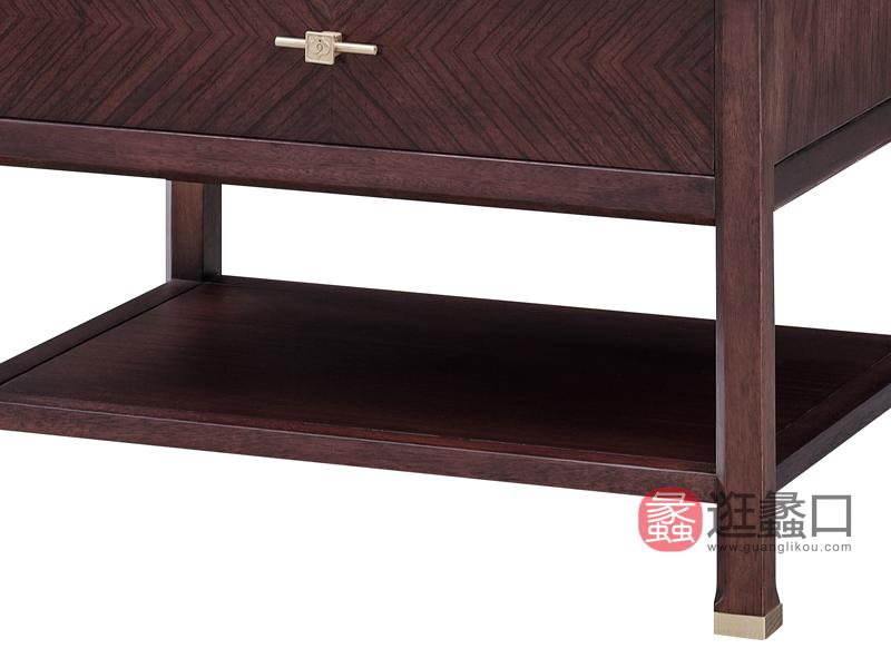 新中式实木床头柜M01床头柜