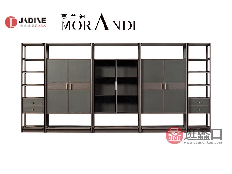 爵典家居·莫兰迪轻奢客厅电视柜轻奢极简实木电视柜储物柜装饰柜MRD002