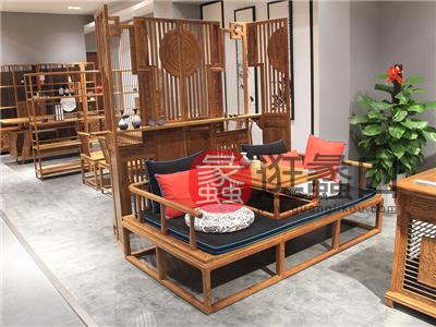 紫熙轩红木家具 新中式客厅刺猬紫檀沙发