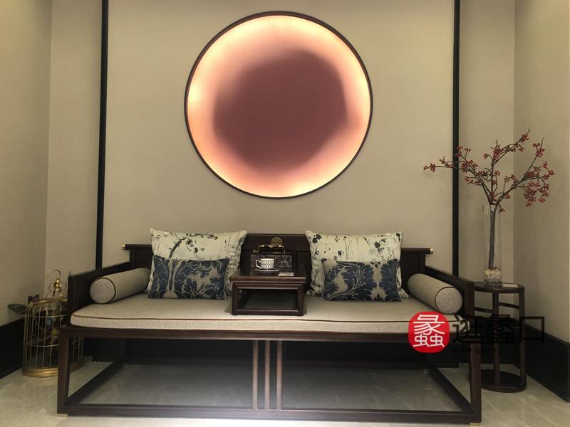 应氏家居-新中式系列新中式客厅沙发YS001