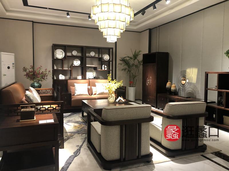 应氏家居-新中式系列新中式客厅沙发YS006
