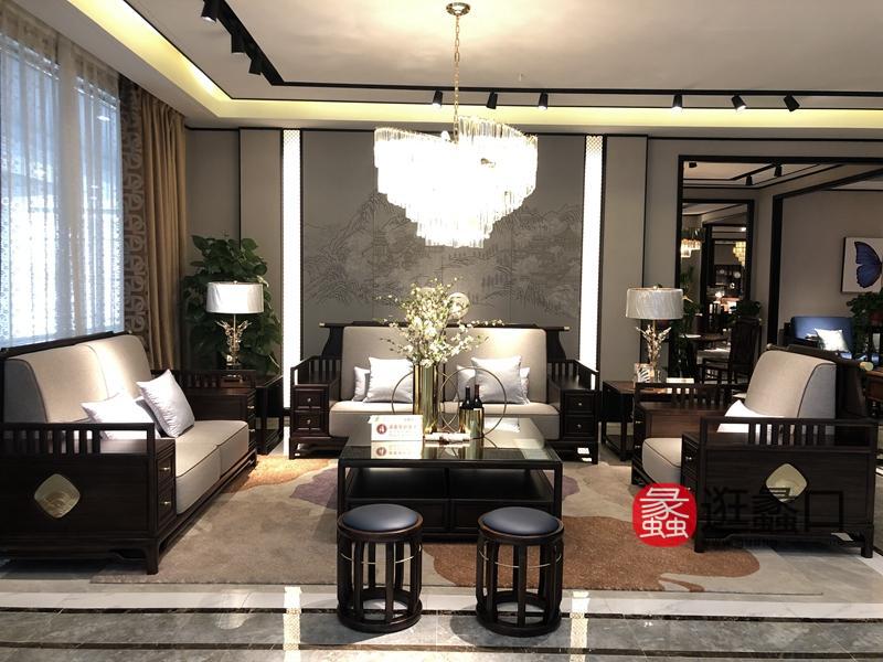 应氏家居-新中式系列新中式客厅沙发YS008