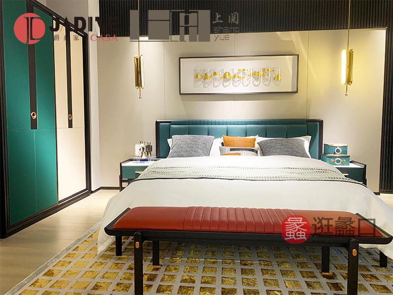 爵典·上阅家具新中式卧室床高档红木床实木大床SY005