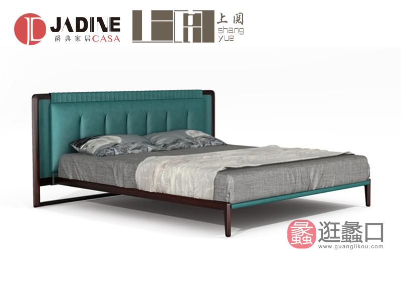 爵典·上阅家具新中式卧室床高档红木床实木大床SY005
