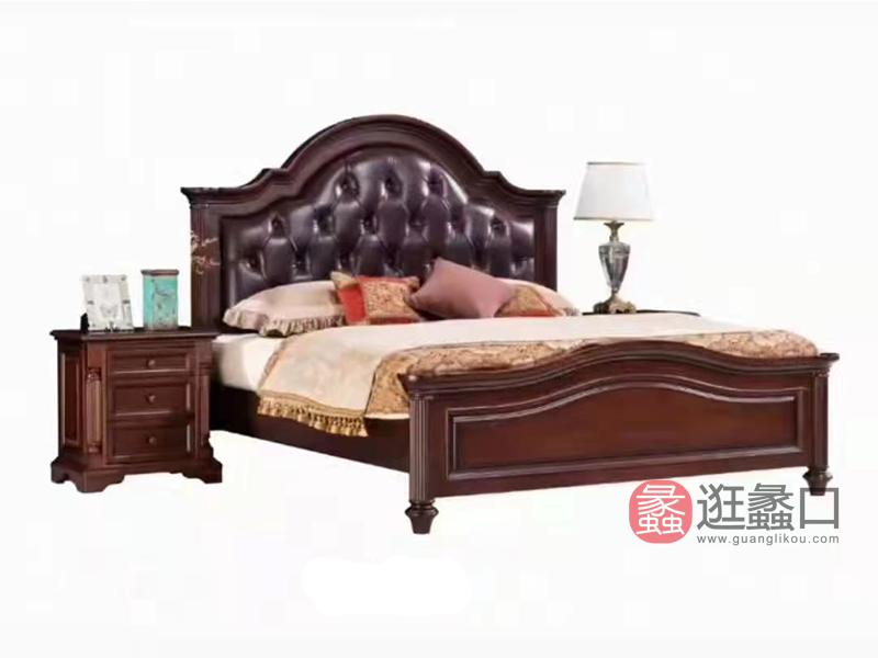 弗莱克家具新古典卧室床x007