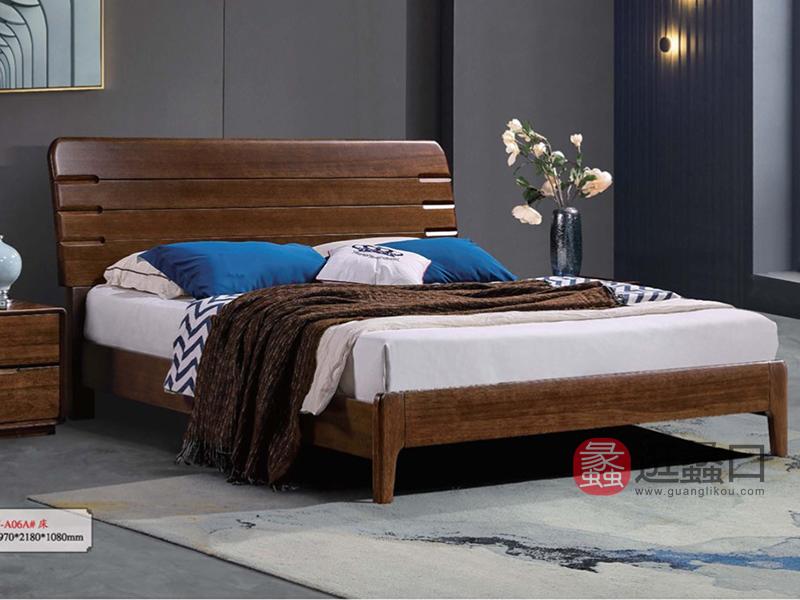 享沣家私家具实木中式卧室床q0023