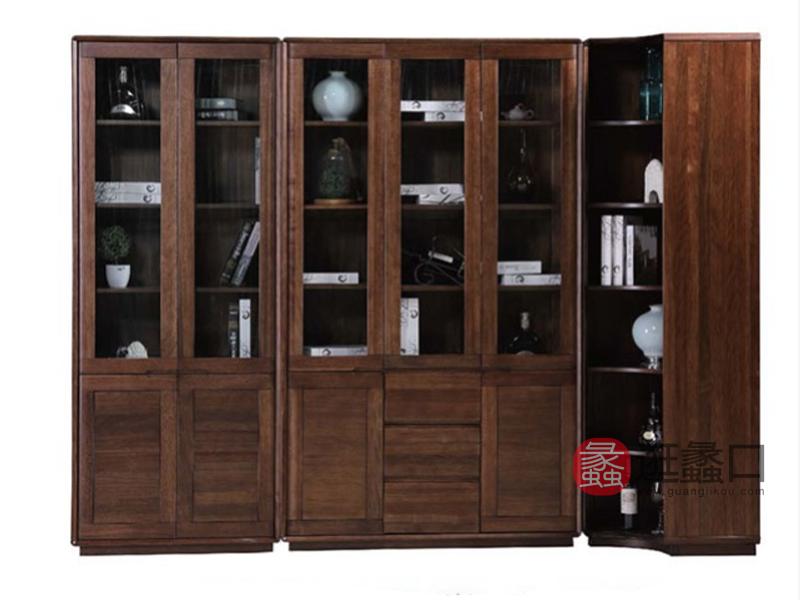 享沣家私家具实木中式书房书柜q0030
