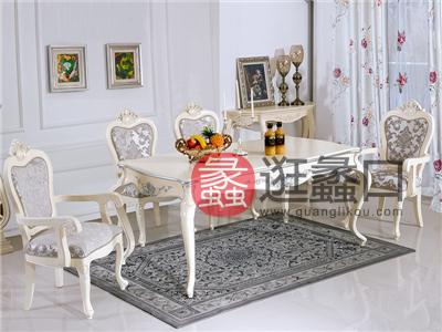 拉斐欧帝家居欧式（法式）餐厅白色实木LF-001餐桌
