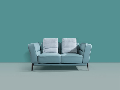TOB CASA家具意式现代极简客厅现代极简客厅舒适双人位休闲沙发坐椅