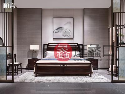 君诺家居·一品海棠·和言家具新中式卧室床610床