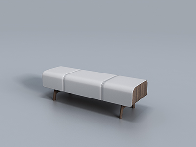 摩卡生活家具新中式卧室床尾凳