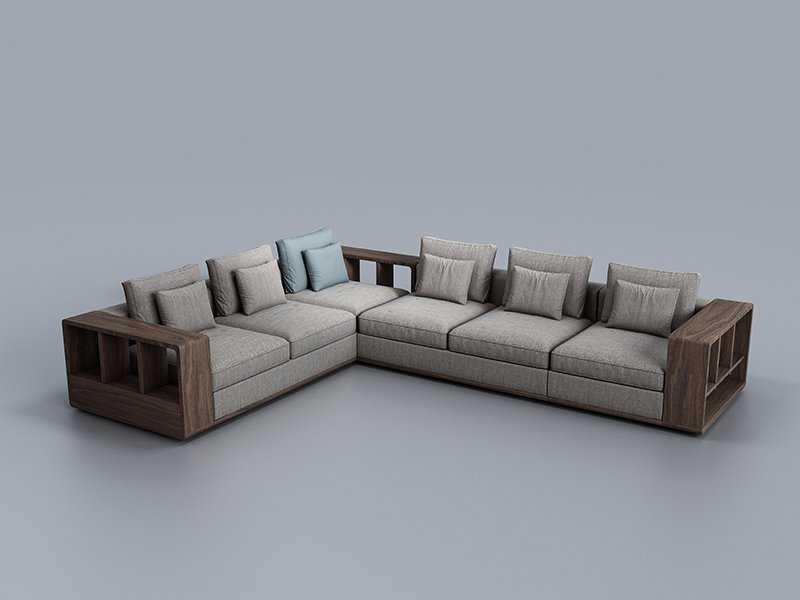 摩卡生活家具中式客厅沙发组合沙发
