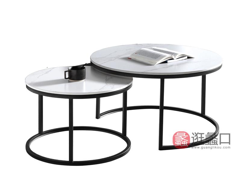 布得布爱家具现代餐厅餐桌椅XYC01组合圆几
