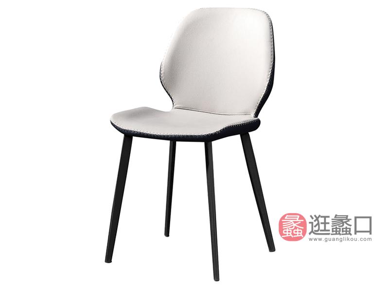 YH936餐椅，米色/灰色