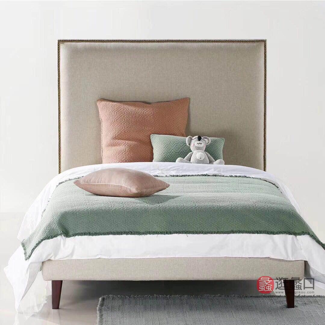  诺轩阁家具美式软床美式卧室床颜色尺寸都好定做